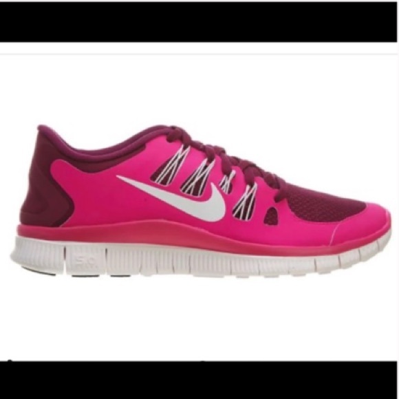 Nike Shoes - Nike Free 5.0 Red Raspberry Pink Shoes / 9.5